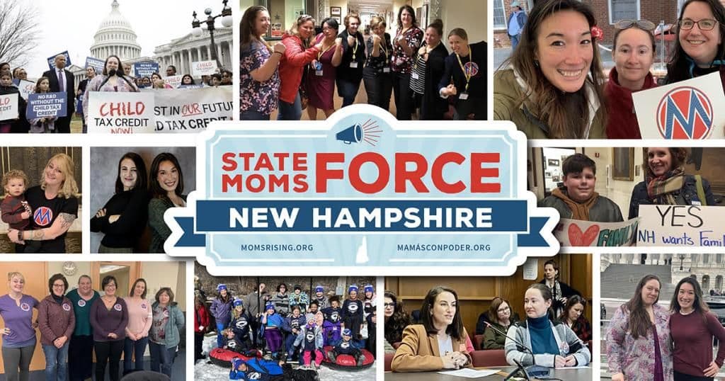 Graphic: MomsRising New Hampshire State MomsForce