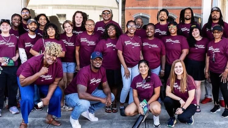 Photo: Georgia Youth Justice Coalition canvassing ahead of the Public Service Commission race