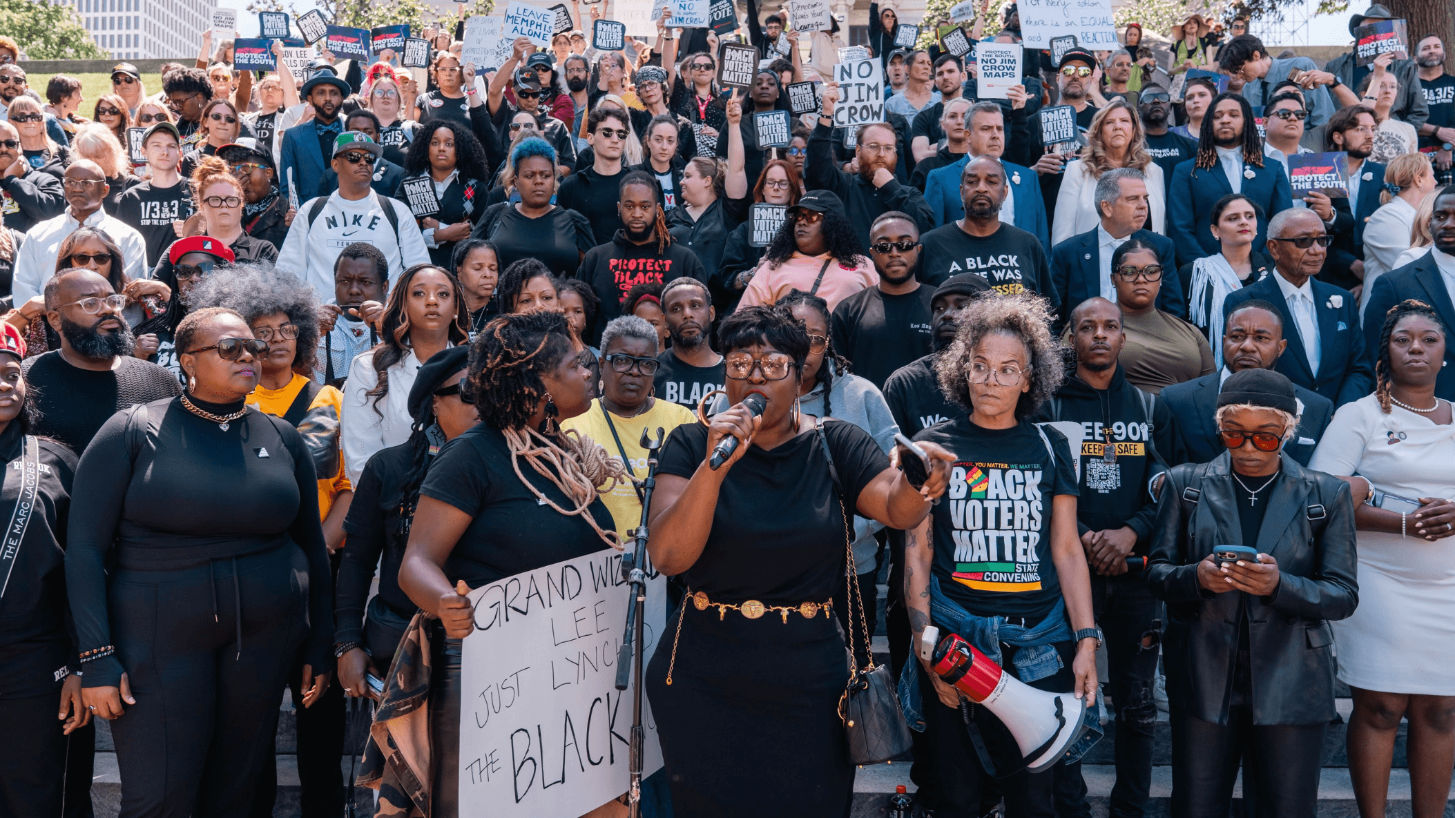 Photo: Tennessee organizations mobilized thousands of demonstrators to resist racial gerrymandering in the state. 