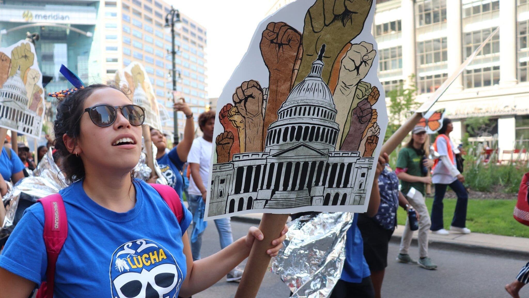 Photo of Living United for Change in Arizona marcher