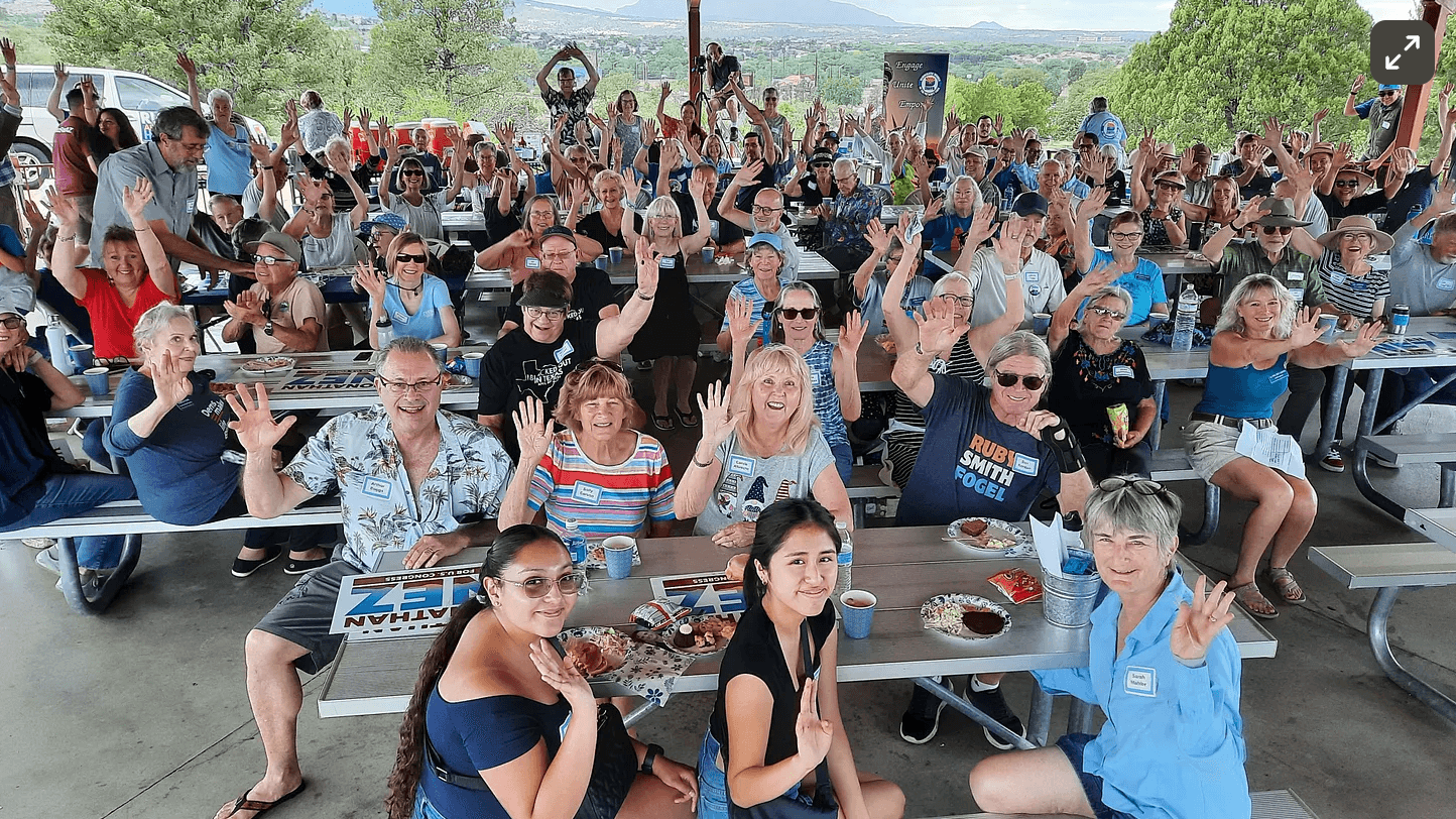 Photo: Contest Every Race-supported partner, Yavapai County Democrats in Arizona.