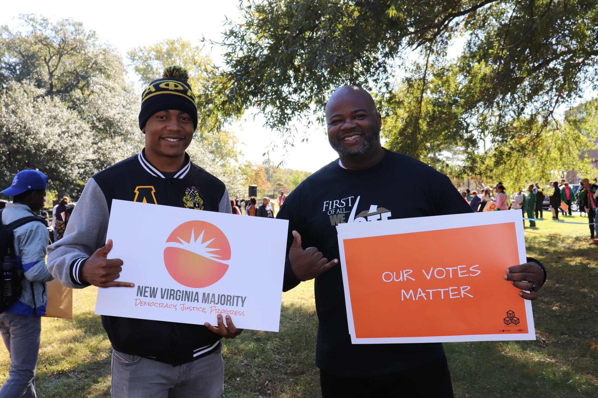 Photo: New Virginia Majority get-out-the-vote canvassers