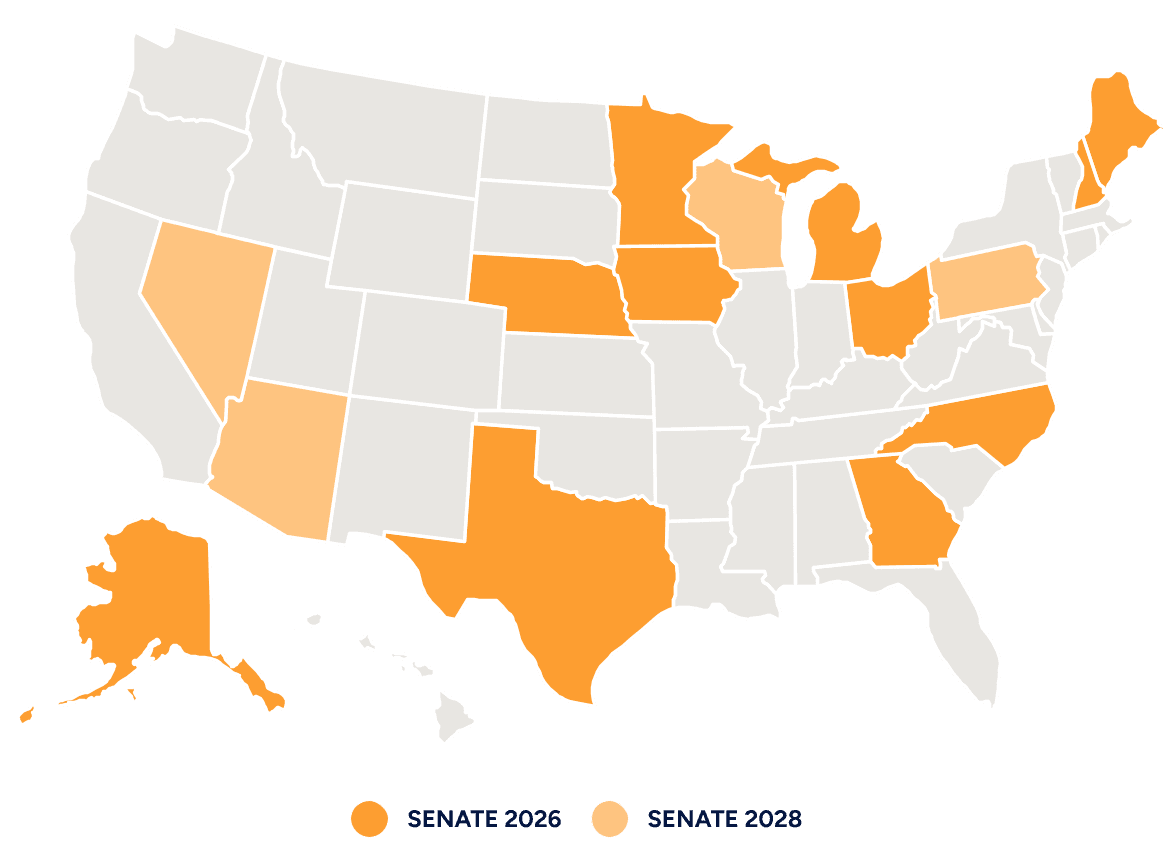 Senate 2026 & 2028 Map
