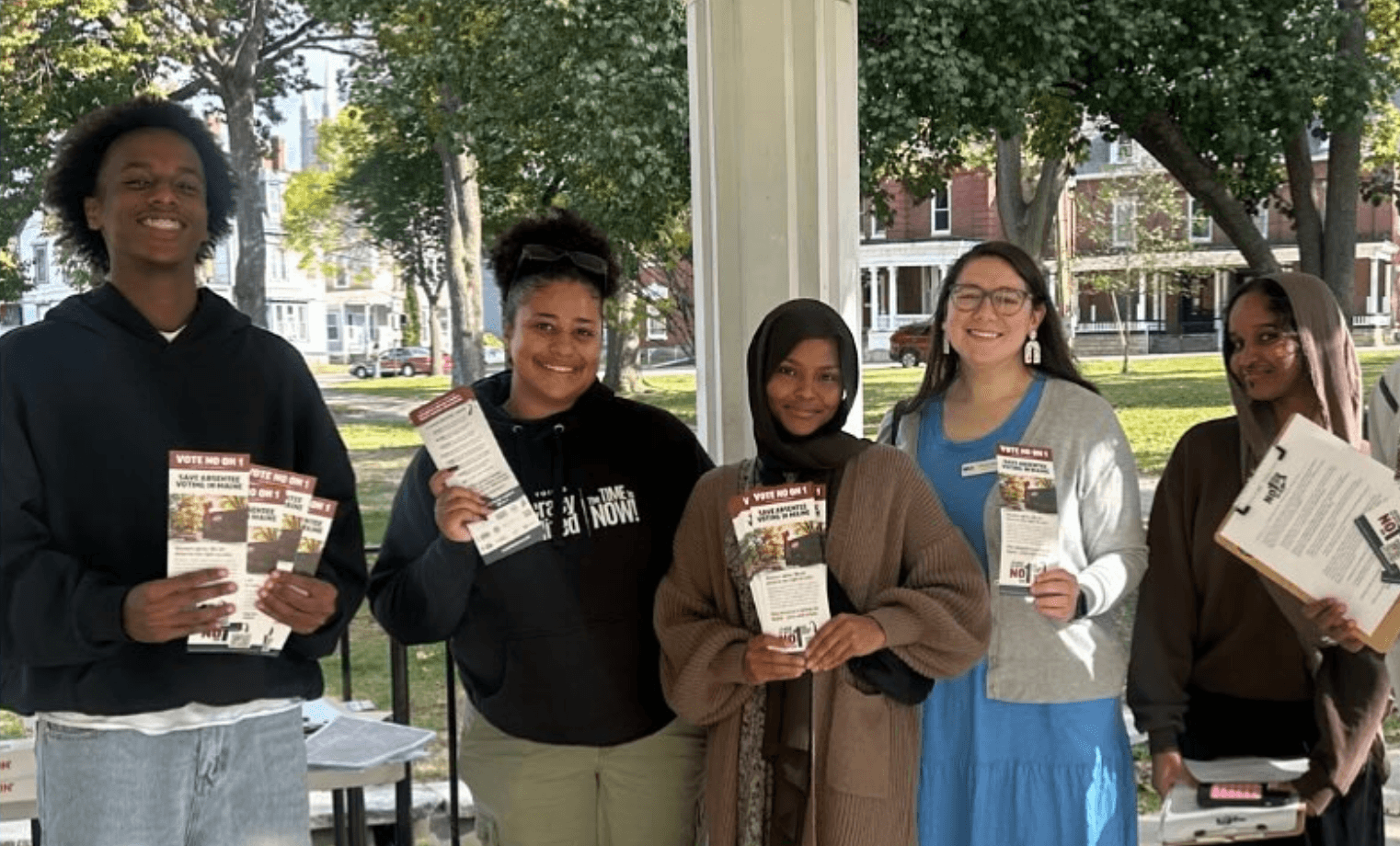 Photo: Community Action Alliance getting out the vote.