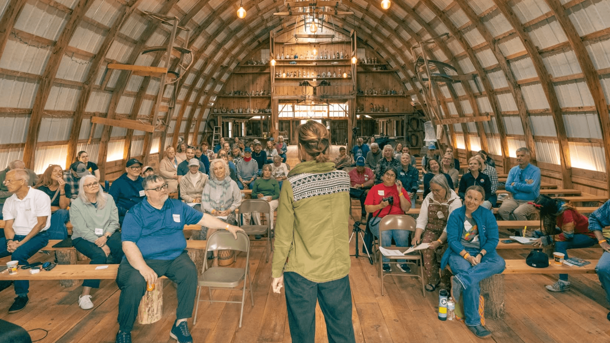 Photo: Western Wisconsin residents attending “Uniting West Wisconsin: A Regional Response to Data Centers,” co-hosted by MVP partner GROWW.